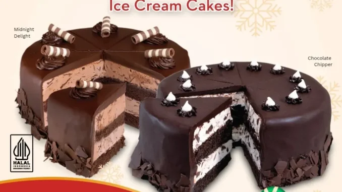 Promo Cold Stone Holiday Cake Pre-Order Diskon 50% Midnight Delight & Chocolate Chipper
