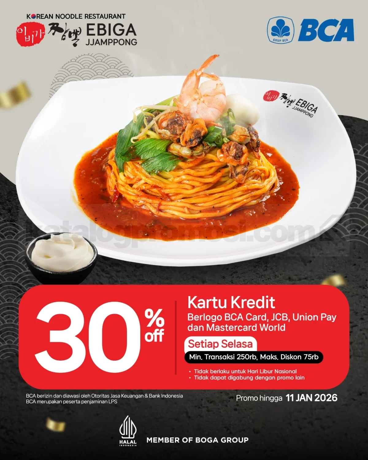 Promo Ebiga Jjamppong Diskon Bank hingga 30% Promo Ebiga Jjamppong Diskon Bank hingga 30% 1