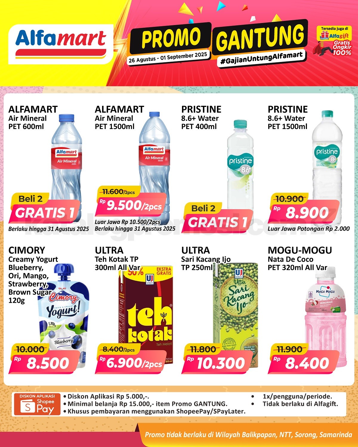 Promo GANTUNG ALFAMART / GAJIAN UNTUNG 26 Agustus – 01 September 2025 ...