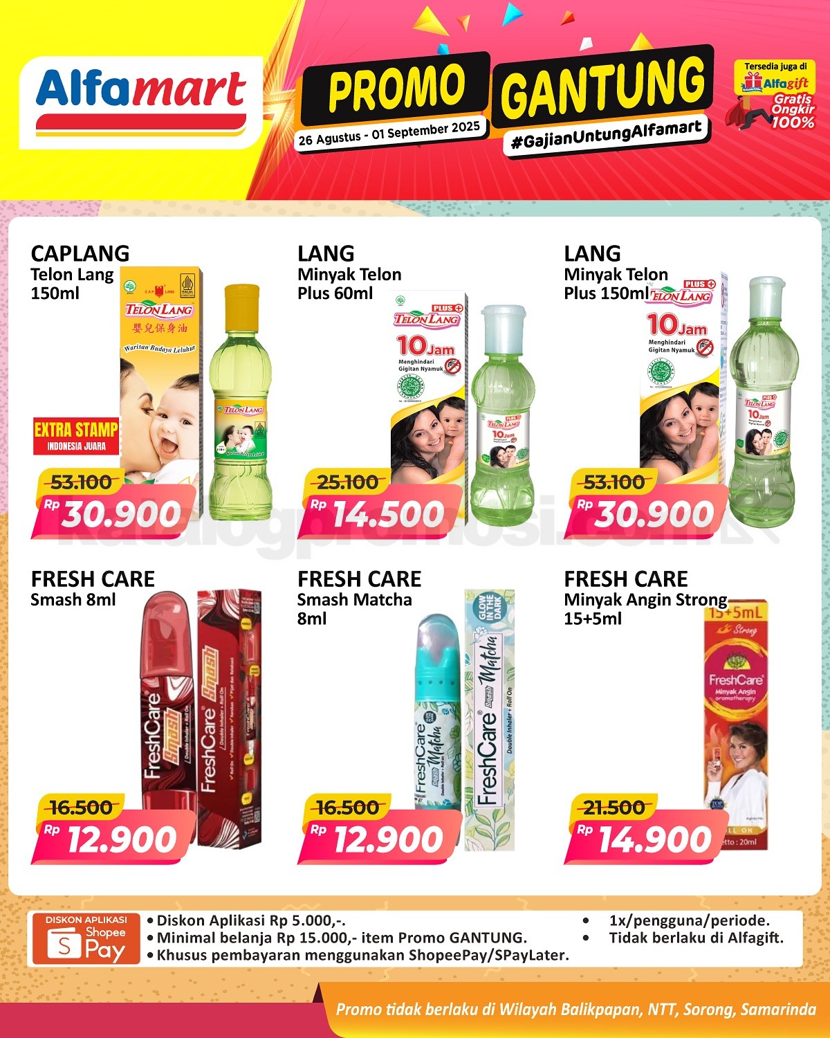 Promo GANTUNG ALFAMART / GAJIAN UNTUNG 26 Agustus – 01 September 2025 ...