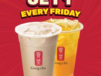 Promo Gong Cha Buy 1 Get 1 Mini Cup setiap hari Jumat di seluruh outlet