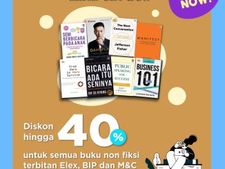 Promo Gramedia Mind Set Go diskon buku nonfiksi hingga 40% terbitan Elex, BIP, dan MNC