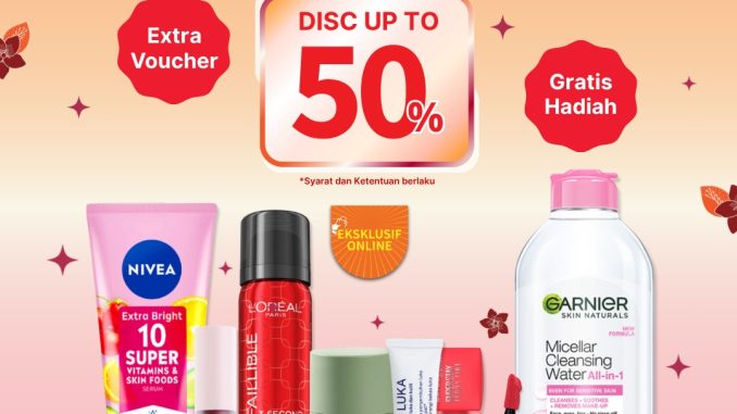Promo Guardian 8.8 Best Deals Diskon s.d 50% 1