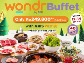 Promo Gyu-Kaku BNI 12.12 Wondr Buffet hemat Rp. 100.000 periode 12–14 Desember 2025 untuk adult dine-in.