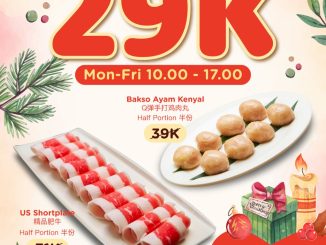Promo Haidilao Gandaria City Menu Hotpot mulai Rp. 29.000 untuk menu hemat dine-in Desember 2025
