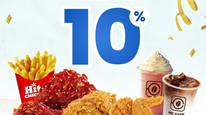 Promo HITS Chicken HUT BRI Cashback 10% 1