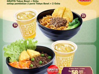 Promo HokBen Buy 2 Get 1 Free Tokyo Bowl dengan harga mulai Rp. 19.394 per orang