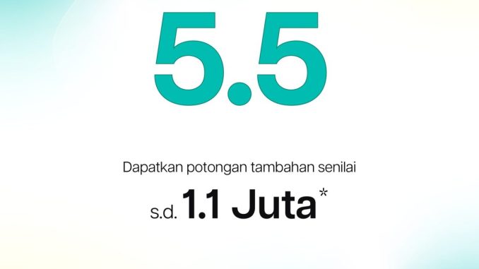 Promo iBox 5.5 Diskon hingga Rp. 1.100.000 periode 5 – 11 Mei 2026 di iBox.co.id