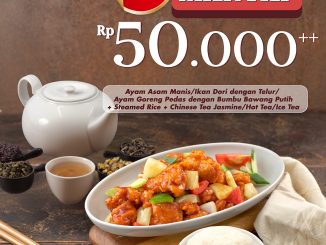 Promo Imperial Kitchen & Dimsum Combo Mantap Rp.50.000++ 1 dish, 1 nasi, dan 1 minuman favorit