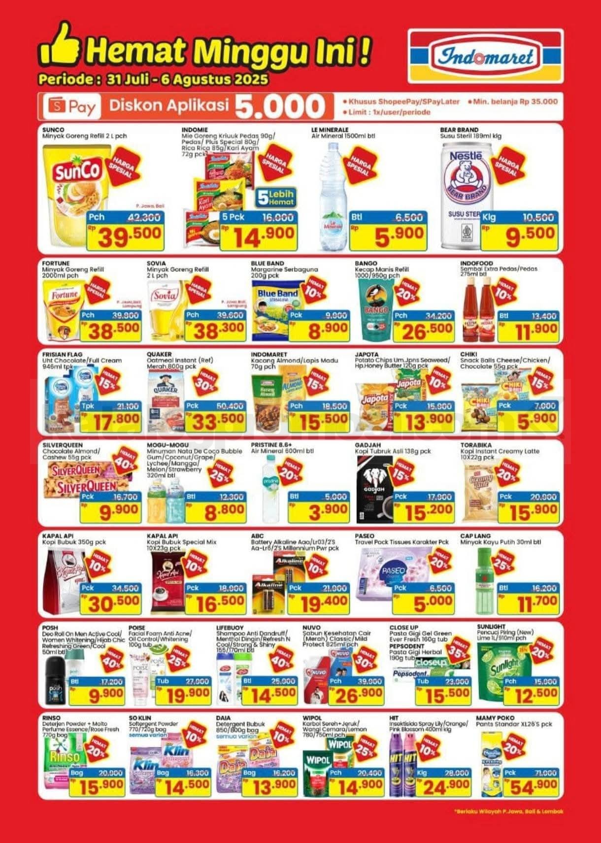 Promo JSM INDOMARET MINGGU INI 0103 AGUSTUS 2025 •