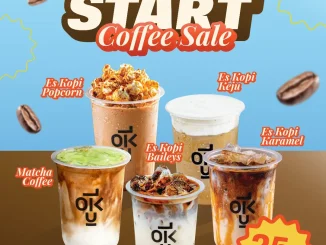 Promo Kedai Kopi KULO Fresh Start Coffee Sale mulai Rp. 25.000 dengan berbagai menu kopi favorit