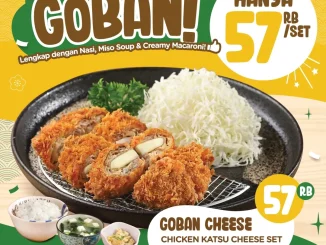 Promo KIMUKATSU Katsulicious Goban Chicken Set Rp. 57.000 untuk dine-in