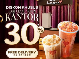 Promo Kopi Kenangan Ulang Tahun Kantor Diskon 30% dengan free delivery