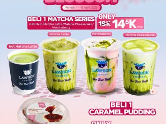 Promo Lawson Sakura Blossom Menu Favorit mulai Rp. 10.000 matcha series dan pudding April 2026