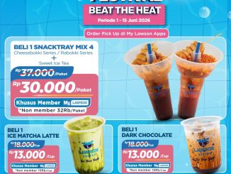 Promo Lawson Summer Festival Jajanan Mulai Rp. 13.000 periode 1 hingga 15 Juni 2026.