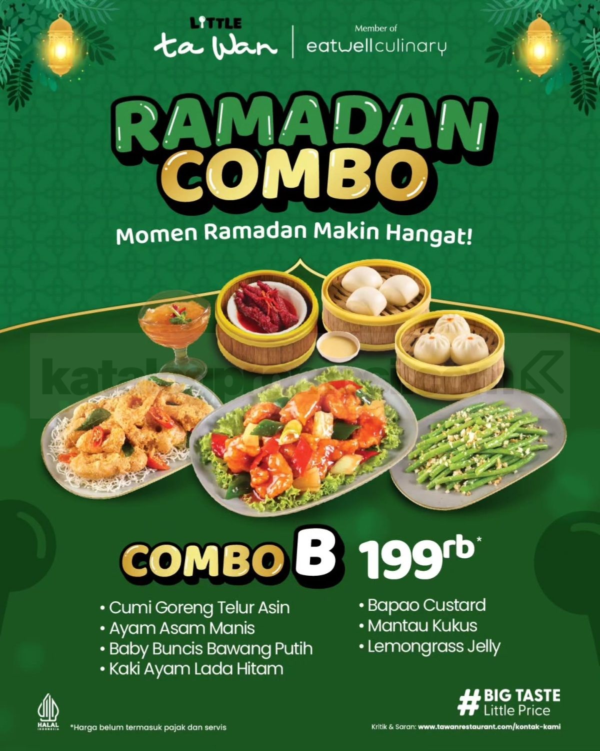 Promo Little Ta Wan Paket Ramadan Combo mulai Rp. 159.000 Promo Little Ta Wan Paket Ramadan Combo mulai Rp. 159.000 1