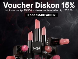 Promo Make Over Color Hypnose Creamy Lipmatte Diskon 15% dengan hasil bibir lembap, pigmented, dan tahan lama