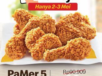 Promo McDonalds Delivery McD aja! PaMer 5 Rp. 63.636 paket 5 pcs Ayam McD periode 2 – 3 Mei 2026 di layanan delivery