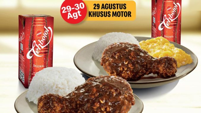 Promo McDonald’s Drive Thru beli 1 gratis 1 Ayam McD Rendang berlaku 29 - 30 Agustus 2025