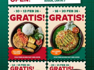Promo Penyetan Cok Grand Opening Gratis Menu Favorit di Bogor