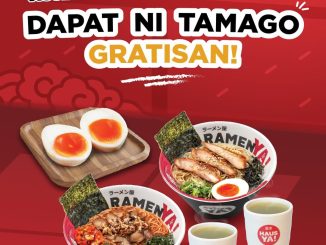 Promo RamenYa gratis Ni Tamago untuk pembelian 2 ramen kuah dan 2 ocha