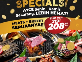 Promo Shaburi Kintan Buffet AYCE Mulai Rp. 208.000 weekday unlimited buffet