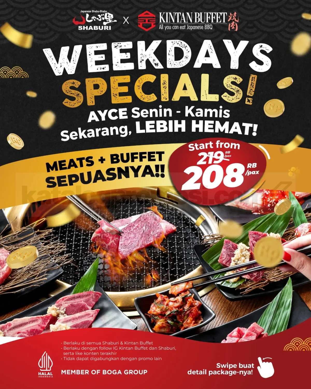 Promo Shaburi Kintan Buffet AYCE Mulai Rp. 208.000 Promo Shaburi Kintan Buffet AYCE Mulai Rp. 208.000 weekday unlimited buffet