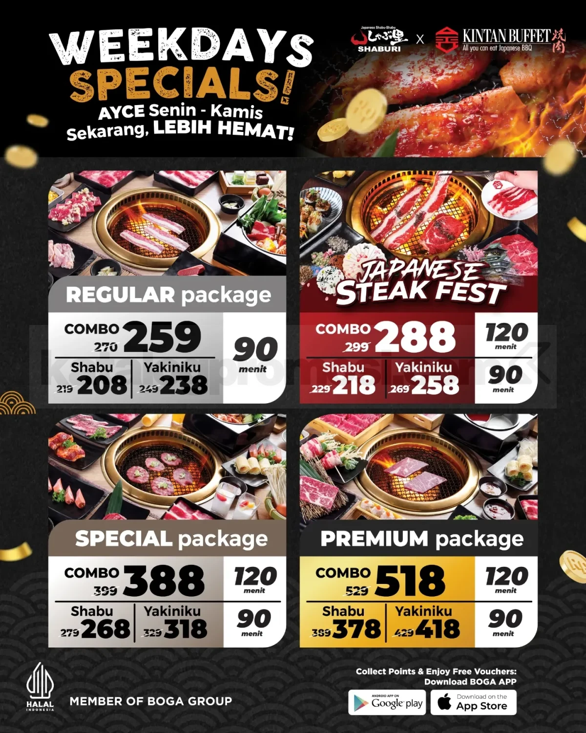Promo Shaburi Kintan Buffet AYCE Mulai Rp. 208.000 Promo Shaburi Kintan Buffet AYCE Mulai Rp. 208.000 1