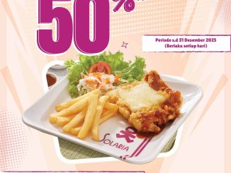 Promo Solaria Cashback 50% QRIS BSya by BCA Syariah hingga Rp. 50.000