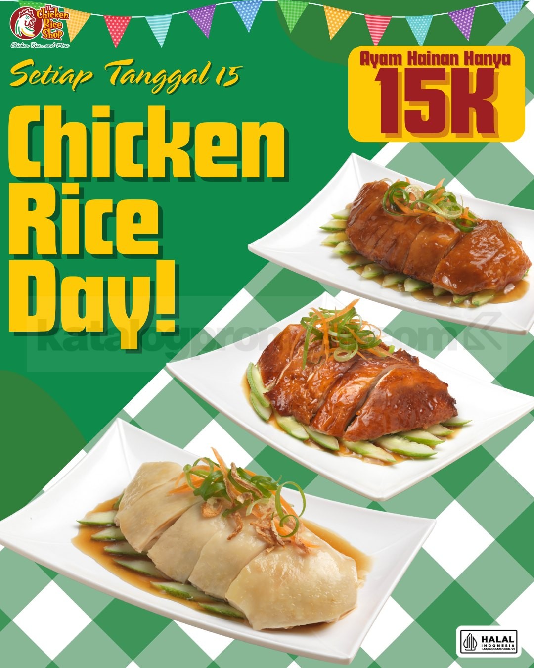 Promo The Chicken Rice Shop Chicken Rice Day Ayam Hainan Rp. 15.000 Promo The Chicken Rice Shop Chicken Rice Day Ayam Hainan Rp. 15.000