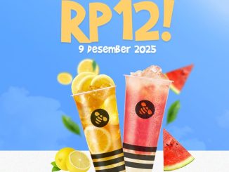 romo Tianlala Shopee Payday Flash Sale Minuman Favorit Rp. 12,- Watermelon Explosion & Ice Lemon Tea, berlaku 09 Desember 2025