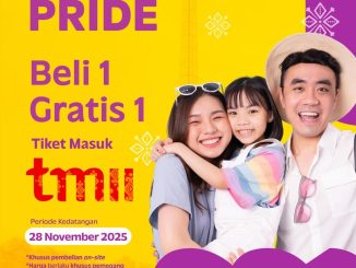Promo TMII JAKTIM PRIDE Beli 1 Gratis Tiket Masuk khusus warga Jakarta Timur