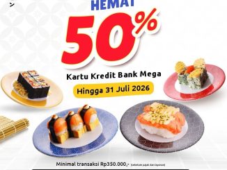 Promo Tom Sushi Makan Bareng Mega Hemat 50% potongan hingga Rp. 500.000 di Trans Icon Mall Surabaya