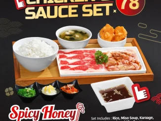 Promo Yakiniku Like Chicken & Sauce Set Rp. 78 ribu 5
