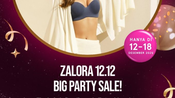 Promo ZALORA WACOAL 12.12 Biggest Sale cashback hingga 6%