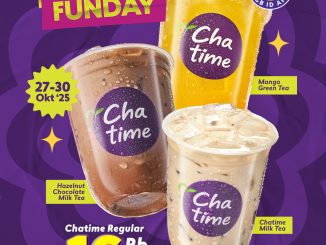 Promo Chatime Payday Funday Chatime Reguler cuma Rp 16Ribu