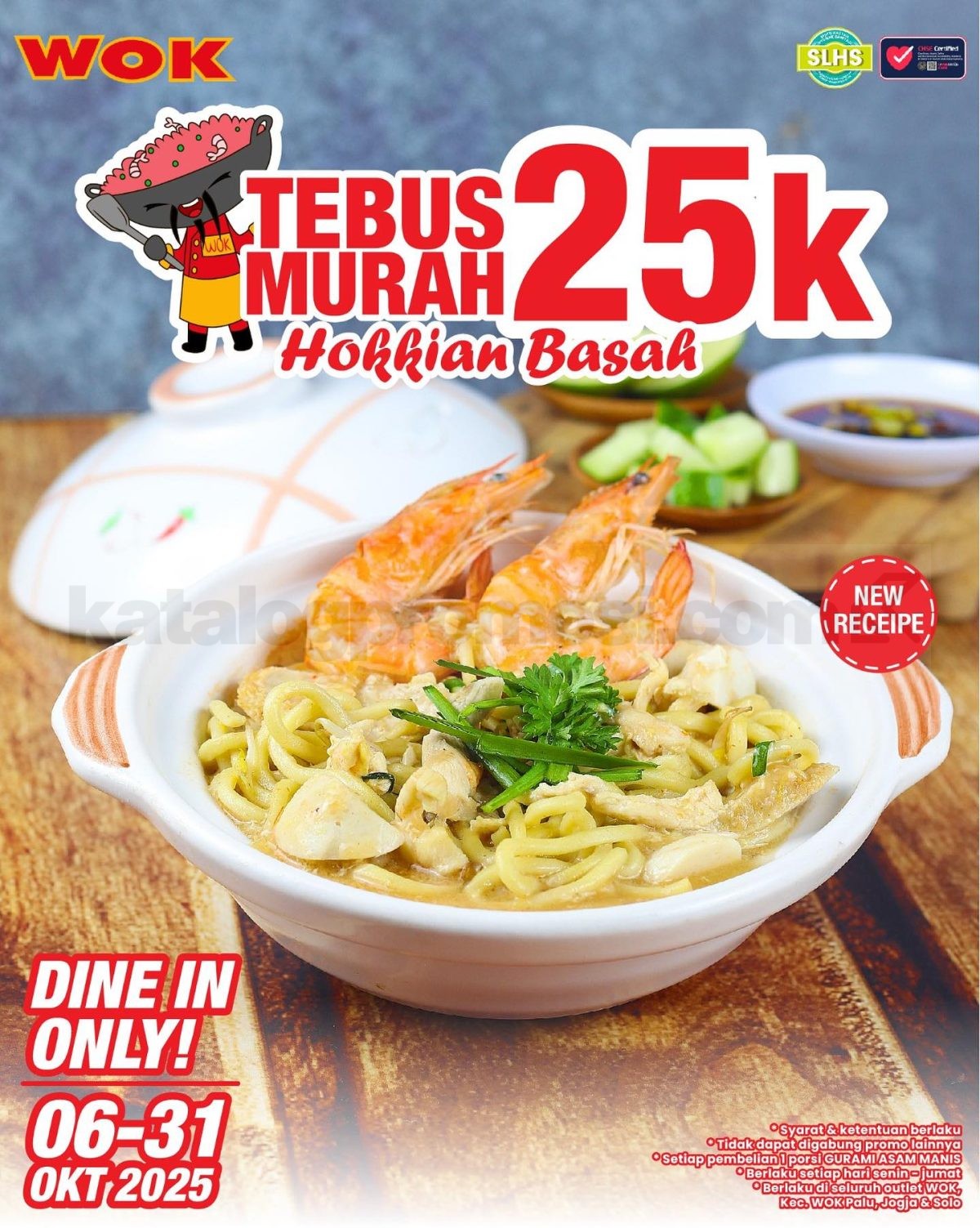 Promo Wok Restaurant Tebus Murah Hokkian Basah cuma Rp25K Promo Wok Restaurant Tebus Murah Hokkian Basah cuma Rp25K