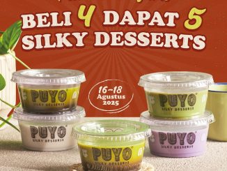 Promo Puyo Semangat 45 Beli 4 Dapat 5 Silky Desserts