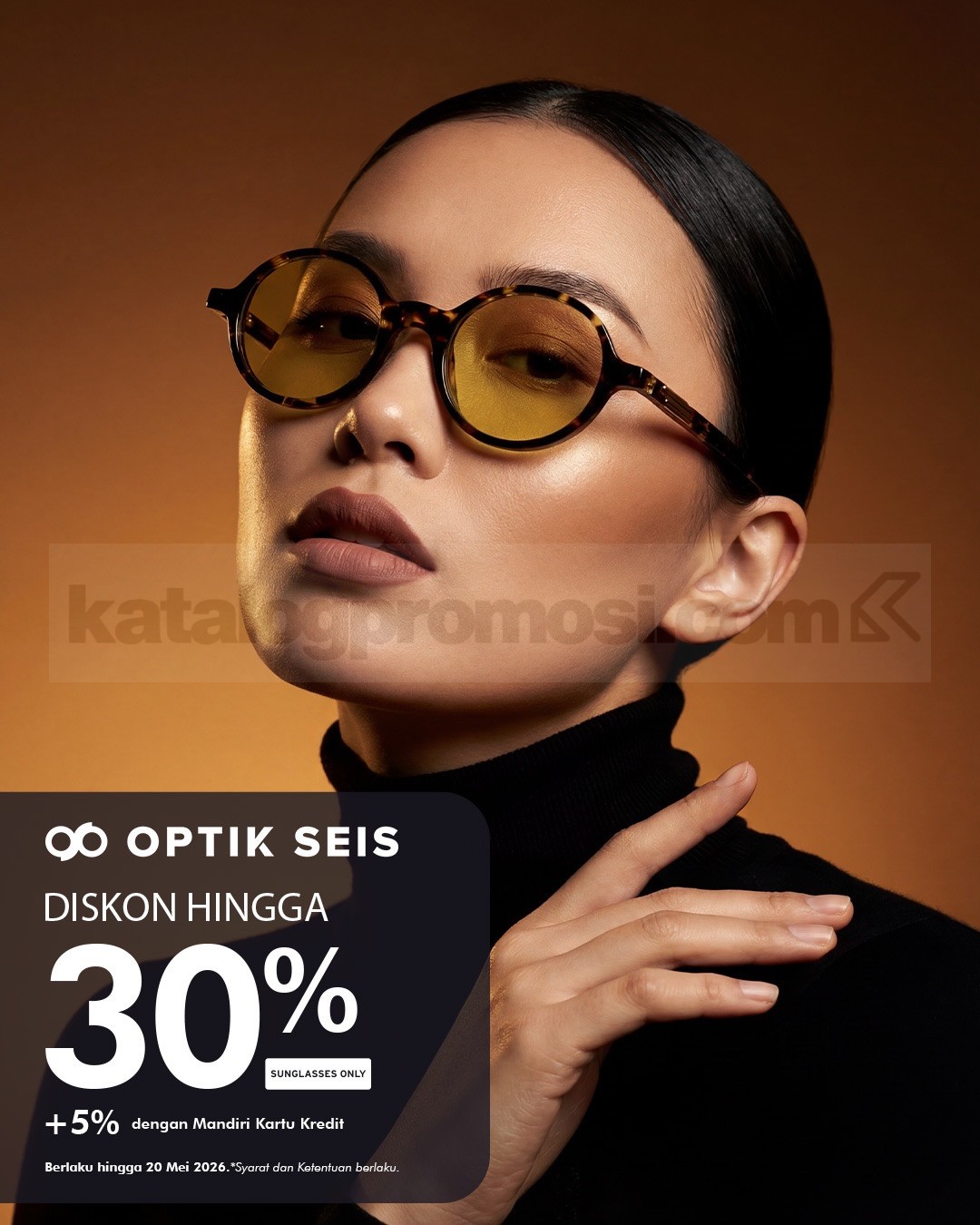 Promo Optik Diskon Hingga 30% + 5% Kartu Mandiri Promo Optik Diskon Hingga 30% + 5% Mandiri untuk frame dan sunglasses