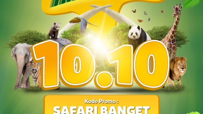 Promo Taman Safari Bogor Harbolnas 10.10 Tiket Masuk cuma Rp166.500