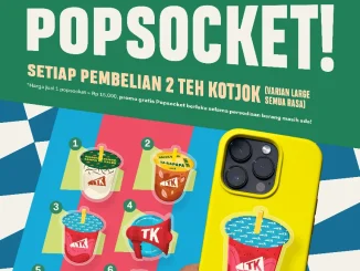 Promo Teh Kotjok Beli 2 Teh Kotjok varian LARGE Gratis POPSOCKET* 2
