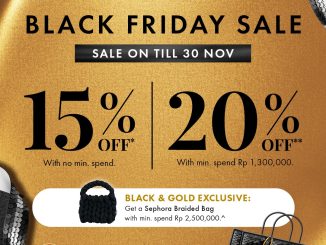 Promo Sephora Black Friday Sale Diskon Hingga 20% + Sephora Braided Bag Eksklusif*