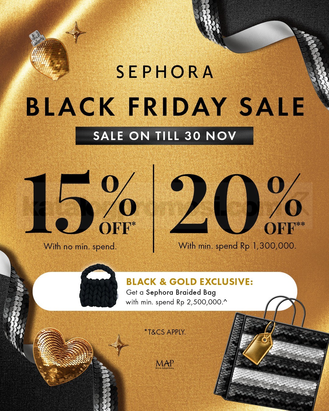 Promo Sephora Black Friday Sale Diskon Hingga 20% + Sephora Braided Bag Eksklusif* Promo Sephora Black Friday Sale Diskon Hingga 20% + Sephora Braided Bag Eksklusif* 1