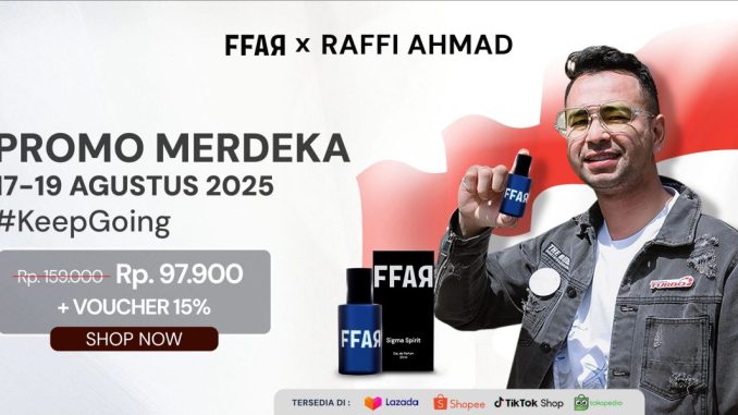 FFAR Promo Merdeka di Shopee Mulai 97K + Voucher 15%