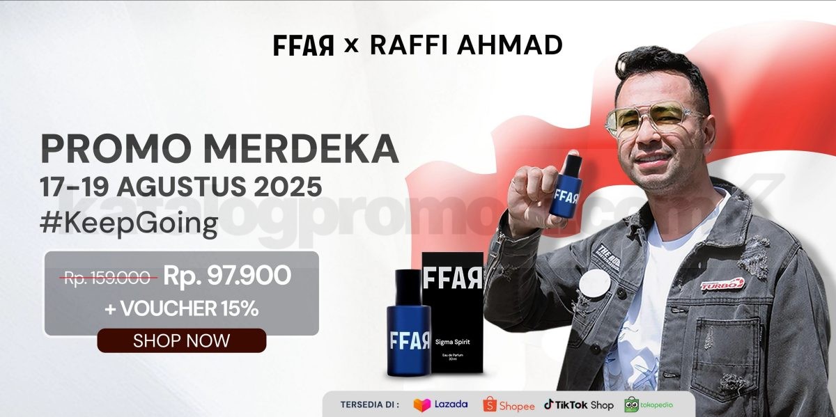 FFAR Promo Merdeka di Shopee Mulai 97K + Voucher 15%