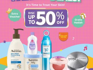 Guardian Payday Deals Diskon hingga 50% dan Extra Voucher + Gratis Hadiah