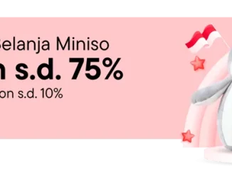 Merdeka Belanja Miniso di Blibli Diskon hingga 75% + Ekstra Diskon 10%