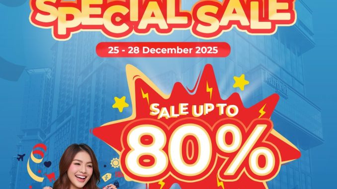 Pakuwon Mall Bekasi Holiday Special Sale Diskon hingga 80%