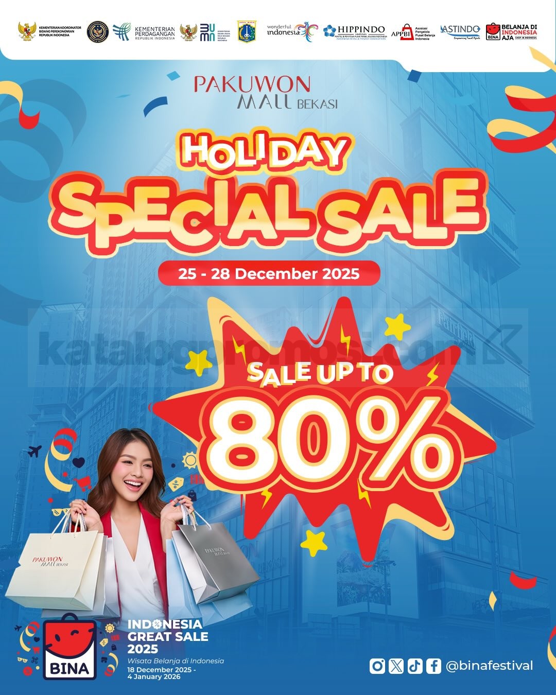 Pakuwon Mall Bekasi Holiday Special Sale Diskon hingga 80% Pakuwon Mall Bekasi Holiday Special Sale Diskon hingga 80%