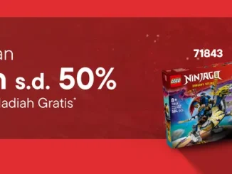 Pesta Gajian Lego di Blibli Diskon hingga 50% + Hadiah Gratis